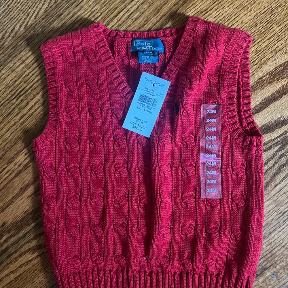Polo By Ralph Lauren Sweater Vest